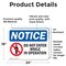 Signmission Do Not Enter While In Operation Sign, Vinyl Decal, 24in W x 18in L, 2PK OS-2PACK-NS-D-1824-L-11256 - alternate 5
